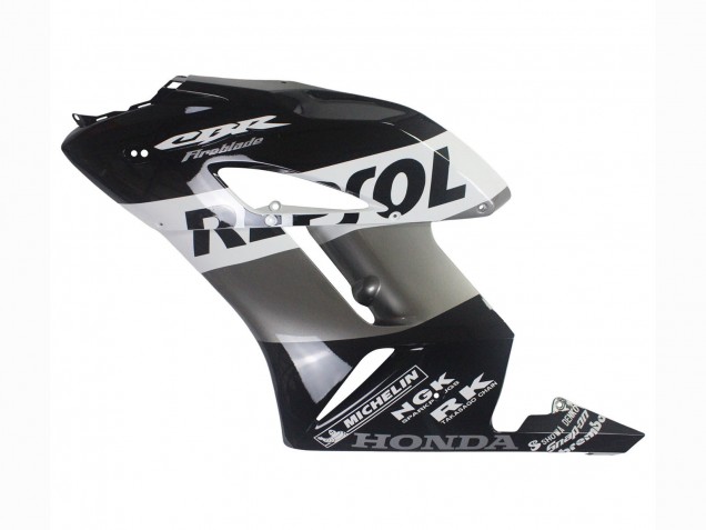 Preisgünstige Honda CBR1000RR Motorrad Verkleidung Kit 2004-2005 - Silber Weiss Glanzendes Schwarz Repsol