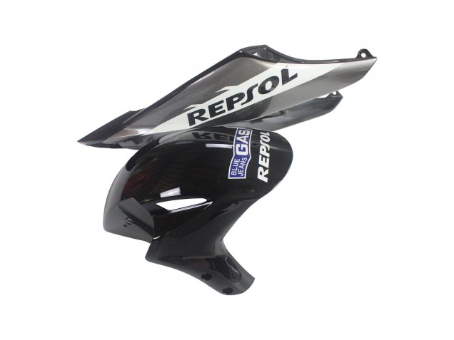 Preisgünstige Honda CBR1000RR Motorrad Verkleidung Kit 2004-2005 - Silber Weiss Glanzendes Schwarz Repsol
