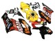 Preisgünstige Honda CBR1000RR Motorrad Verkleidung 2004-2005 - Gelb Orange Glanzendes Schwarz Repsol Rossi 46