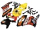 Preisgünstige Honda CBR1000RR Motorrad Verkleidung 2004-2005 - Gelb Orange Glanzendes Schwarz Repsol Rossi 46