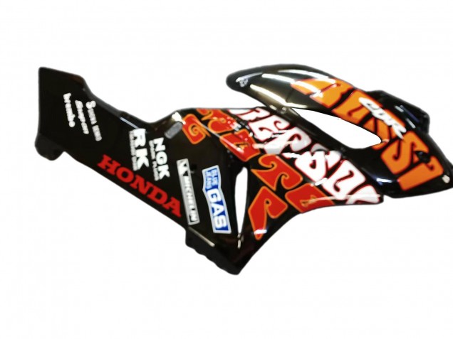 Preisgünstige Honda CBR1000RR Motorrad Verkleidung 2004-2005 - Gelb Orange Glanzendes Schwarz Repsol Rossi 46