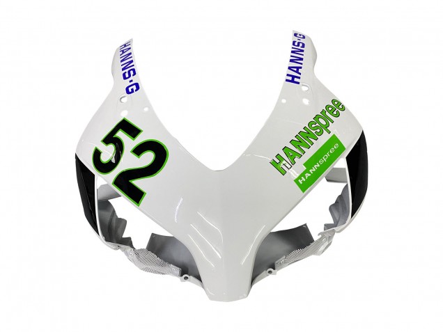Preisgünstige Honda CBR1000RR Motorrad Verkleidung 2004-2005 - Weiss Grun Glanzendes Schwarz Hannspree 52