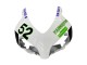 Preisgünstige Honda CBR1000RR Motorrad Verkleidung 2004-2005 - Weiss Grun Glanzendes Schwarz Hannspree 52