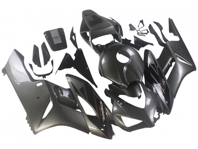 Preisgünstige Honda CBR1000RR Motorrad Verkleidung 2004-2005 - Glanzendes Grau Glanzendes Schwarz