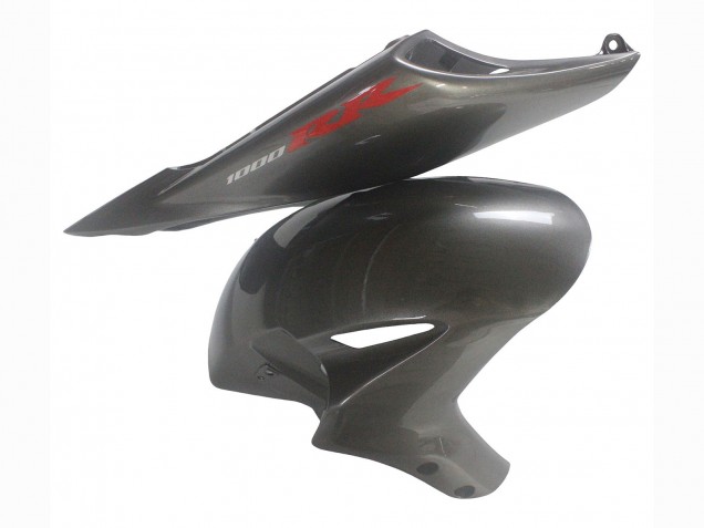 Preisgünstige Honda CBR1000RR Motorrad Verkleidung 2004-2005 - Glanzendes Grau Glanzendes Schwarz