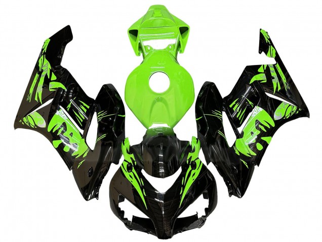 Preisgünstige Honda CBR1000RR Motorrad Verkleidung 2004-2005 - Grun Glanzendes Schwarz