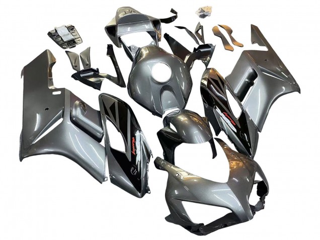 Preisgünstige Honda CBR1000RR Motorrad Verkleidung 2004-2005 - Silber Glanzendes Schwarz