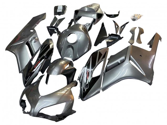 Preisgünstige Honda CBR1000RR Motorrad Verkleidung 2004-2005 - Silber Glanzendes Schwarz