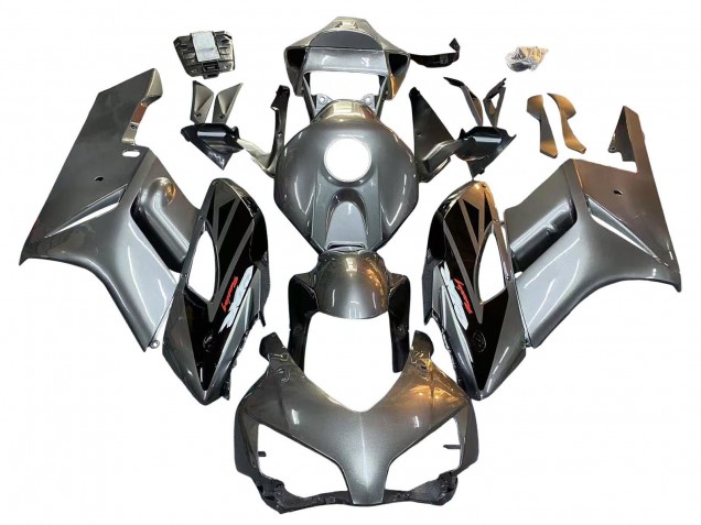 Preisgünstige Honda CBR1000RR Motorrad Verkleidung 2004-2005 - Silber Glanzendes Schwarz