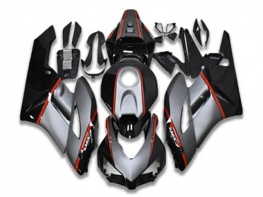 Preisgünstige Honda CBR1000RR Motorrad Verkleidung 2004-2005 - Grau Rot Glanzendes Schwarz