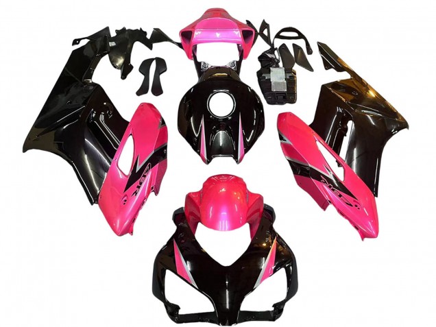 Preisgünstige Honda CBR1000RR Motorrad Verkleidung 2004-2005 - Rosa Glanzendes Schwarz