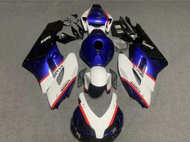 Preisgünstige Honda CBR1000RR Motorrad Verkleidung 2004-2005 - Weiss Blau Rot Castrol
