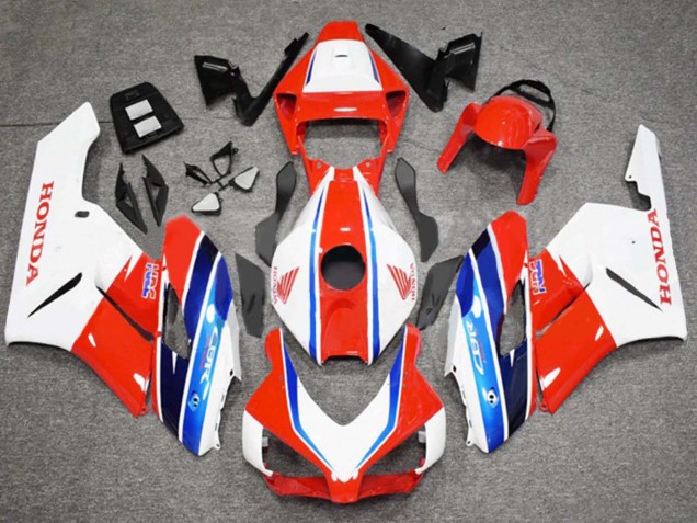 Preisgünstige Honda CBR1000RR Motorrad Verkleidung 2004-2005 - Weiss Rot Blau HRC