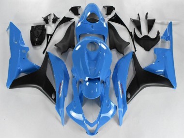 Preisgünstige Honda CBR600RR Motorrad Verkleidung 2007-2008 - Hellblau Glanzendes Schwarz