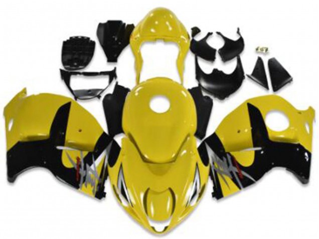 Preisgünstige Suzuki GSXR 1300 Hayabusa Motorrad Verkleidung 1996-2007 - Gelb Schwarz Silber Rot