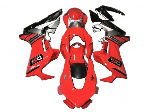 Preisgünstige Honda CBR1000RR Motorrad Verkleidung 2017-2023 - Rot Weiss Silber Glanzendes Schwarz DSI