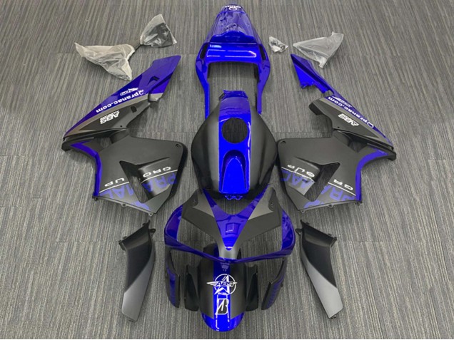Preisgünstige Honda CBR600RR Motorrad Verkleidung 2003-2004 - Blau Matt Schwarz
