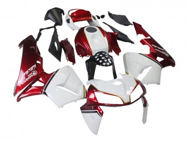 Preisgünstige Honda CBR600RR Motorrad Verkleidung Kit 2005-2006 - Rot Weiss Schwarz