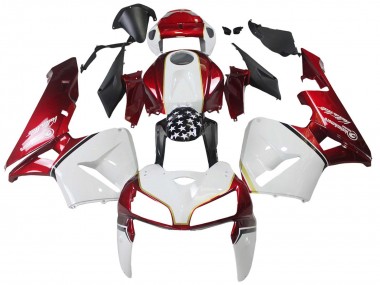Preisgünstige Honda CBR600RR Motorrad Verkleidung Kit 2005-2006 - Rot Weiss Schwarz