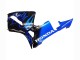 Preisgünstige Honda CBR600RR Motorrad Verkleidung 2005-2006 - Glanzendes Schwarz Blau Flamme