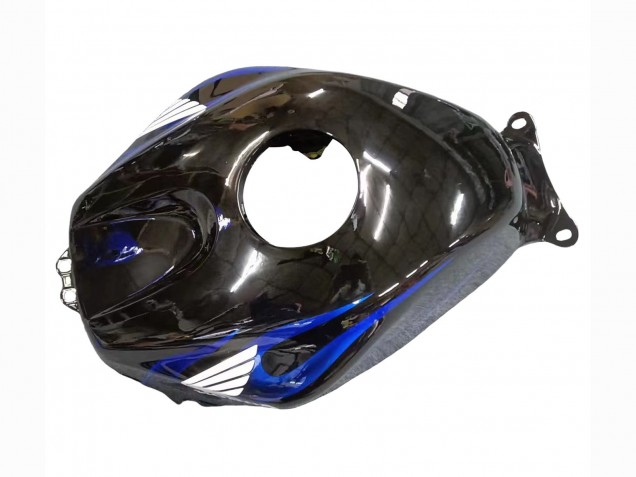 Preisgünstige Honda CBR600RR Motorrad Verkleidung 2005-2006 - Glanzendes Schwarz Blau Flamme
