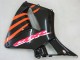 Preisgünstige Honda CBR600RR Motorrad Verkleidung 2005-2006 - Orange Schwarz Silber