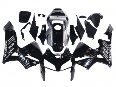 Preisgünstige Honda CBR600RR Motorrad Verkleidung 2005-2006 - Schwarz Silber SevenStars