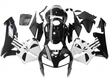 Preisgünstige Honda CBR600RR Motorrad Verkleidung 2005-2006 - Schwarz Weiss