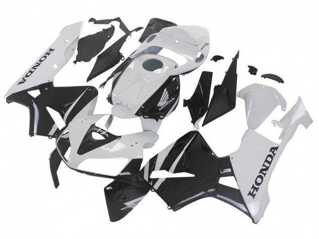 Preisgünstige Honda CBR600RR Motorrad Verkleidung 2005-2006 - Schwarz Weiss