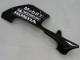 Preisgünstige Honda CBR600RR Motorrad Verkleidung 2005-2006 - Glanzendes Schwarz Weiss West