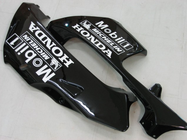 Preisgünstige Honda CBR600RR Motorrad Verkleidung 2005-2006 - Glanzendes Schwarz Weiss West