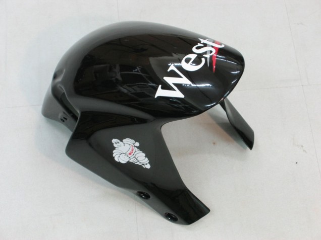 Preisgünstige Honda CBR600RR Motorrad Verkleidung 2005-2006 - Glanzendes Schwarz Weiss West
