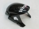 Preisgünstige Honda CBR600RR Motorrad Verkleidung 2005-2006 - Glanzendes Schwarz Weiss West