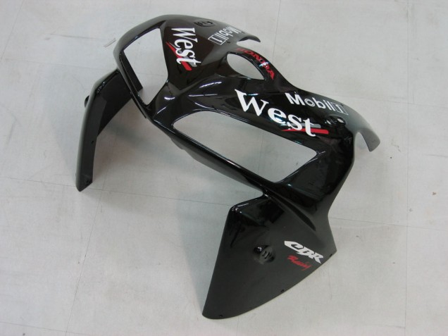Preisgünstige Honda CBR600RR Motorrad Verkleidung 2005-2006 - Glanzendes Schwarz Weiss West