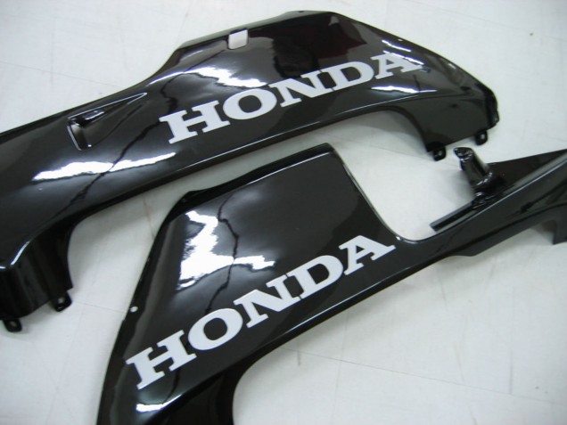 Preisgünstige Honda CBR600RR Motorrad Verkleidung 2005-2006 - Glanzendes Schwarz Grau Flamme