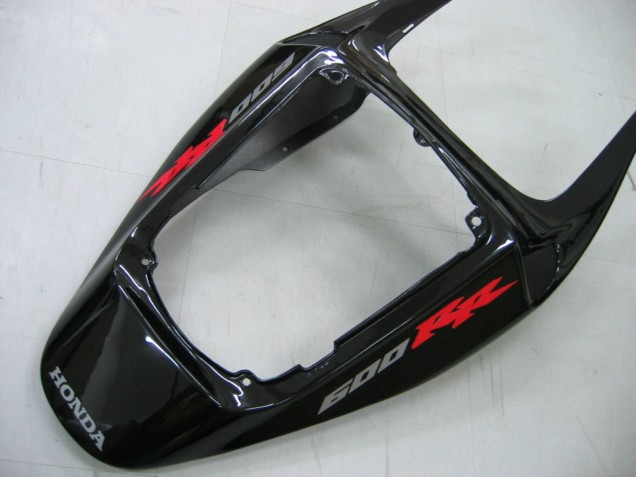 Preisgünstige Honda CBR600RR Motorrad Verkleidung 2005-2006 - Glanzendes Schwarz Grau Flamme