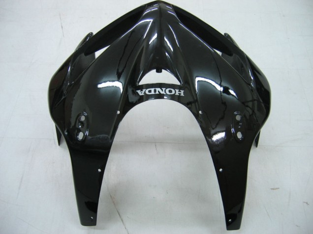 Preisgünstige Honda CBR600RR Motorrad Verkleidung 2005-2006 - Glanzendes Schwarz Grau Flamme