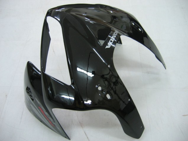 Preisgünstige Honda CBR600RR Motorrad Verkleidung 2005-2006 - Glanzendes Schwarz Grau Flamme