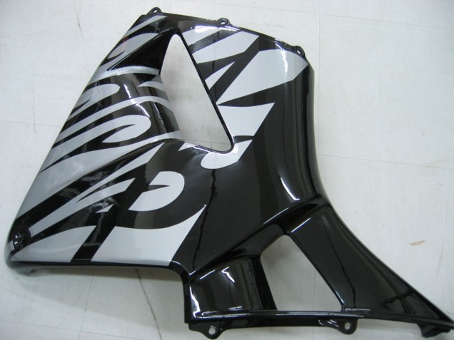 Preisgünstige Honda CBR600RR Motorrad Verkleidung 2005-2006 - Glanzendes Schwarz Grau Flamme