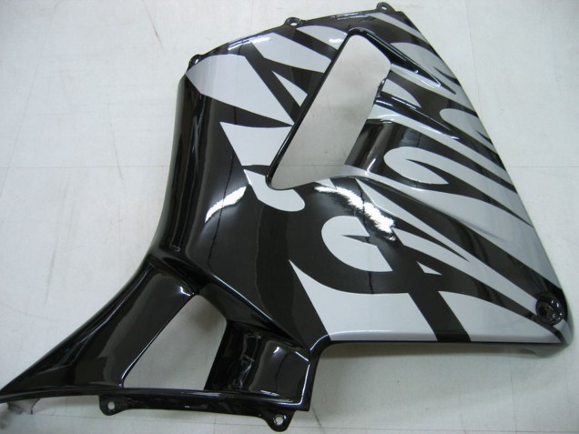 Preisgünstige Honda CBR600RR Motorrad Verkleidung 2005-2006 - Glanzendes Schwarz Grau Flamme