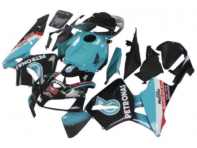 Preisgünstige Honda CBR600RR Motorrad Verkleidung 2005-2006 - Hellblau Schwarz 35