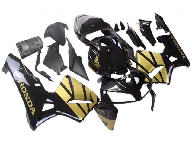 Preisgünstige Honda CBR600RR Motorrad Verkleidung 2005-2006 - Schwarzes Gold
