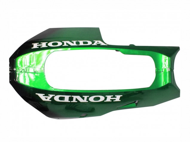 Preisgünstige Honda CBR600RR Motorrad Verkleidung 2005-2006 - Glanzendes Schwarz Grun Flamme