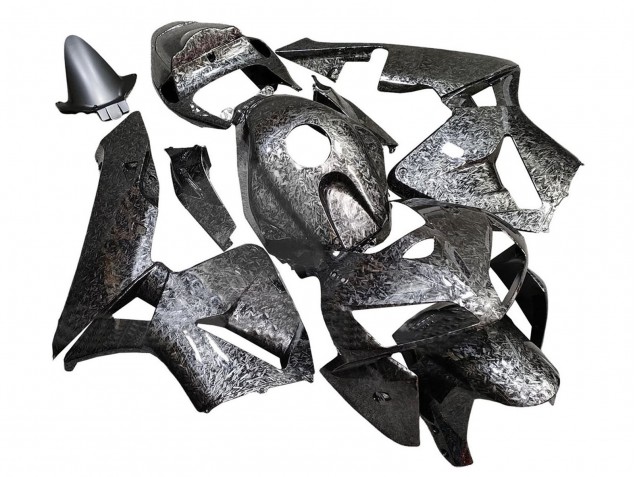 Preisgünstige Honda CBR600RR Motorrad Verkleidung 2005-2006 - Schwarz Geschmiedet Carbonfaser