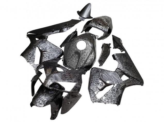 Preisgünstige Honda CBR600RR Motorrad Verkleidung 2005-2006 - Schwarz Geschmiedet Carbonfaser