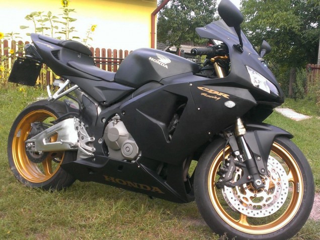 Preisgünstige Honda CBR600RR Motorrad Verkleidung 2005-2006 - Matt Schwarz