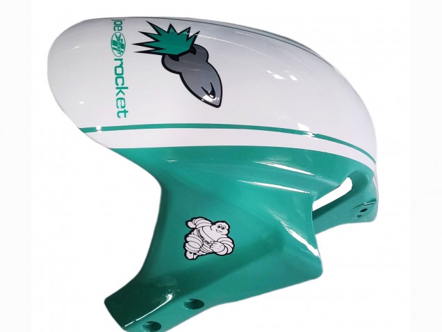 Preisgünstige Honda CBR600RR Motorrad Verkleidung 2005-2006 - Hellgrun Weiss Glanzendes Schwarz Joe Rocket
