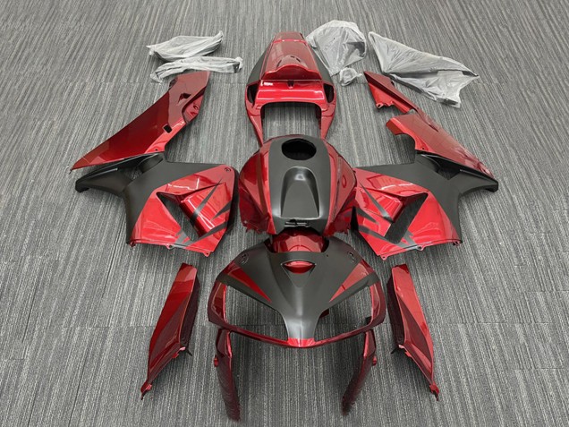 Preisgünstige Honda CBR600RR Motorrad Verkleidung 2005-2006 - Rot Schwarz