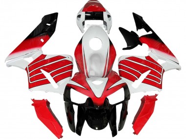 Preisgünstige Honda CBR600RR Motorrad Verkleidung 2005-2006 - Rot Weiss Schwarz
