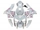 Preisgünstige Honda CBR600RR Motorrad Verkleidung 2005-2006 - Weiss mit Cherry Blossom
